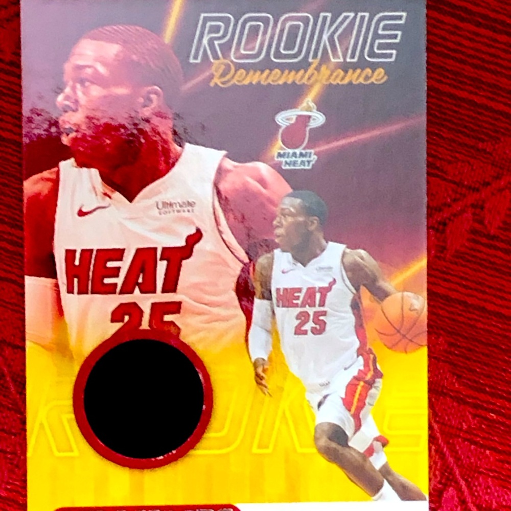 Panini Hoops ‘20/‘21 Rookie Remembrance Jersey Patch card Kendrick Nunn